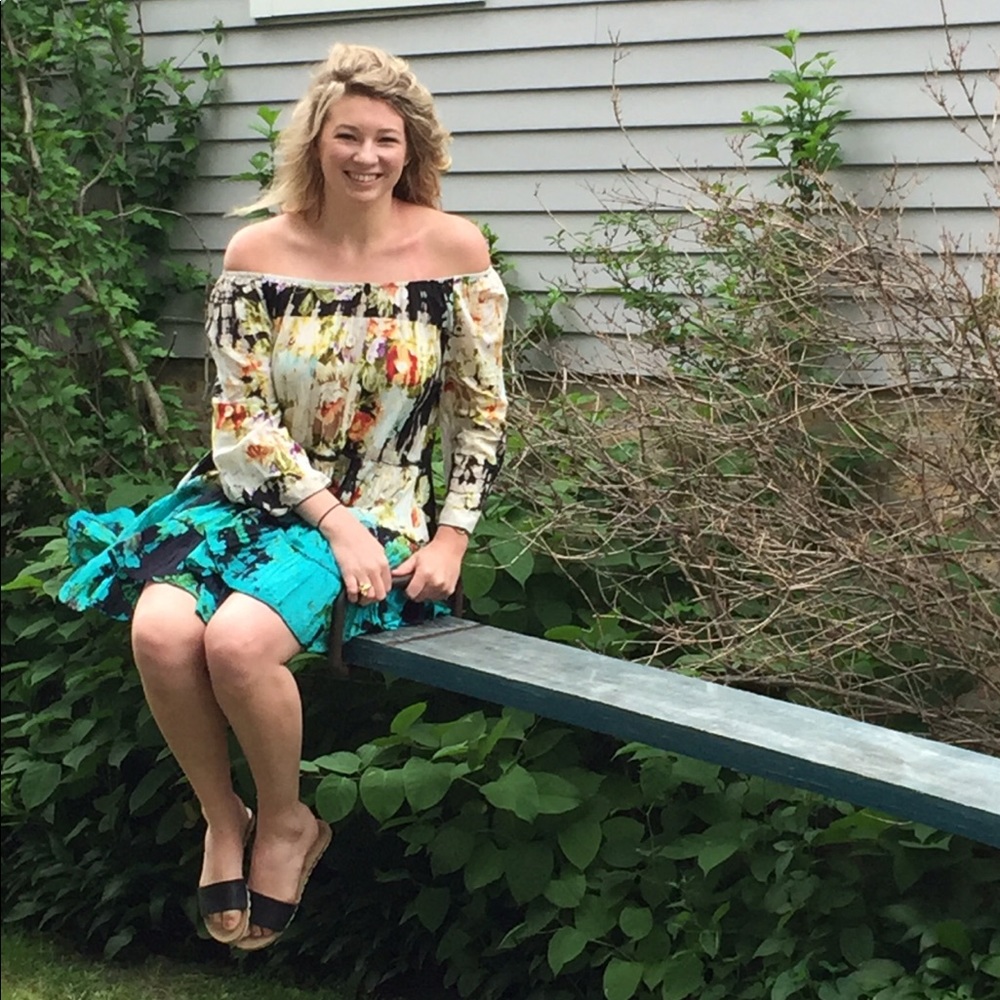 Off-the-shoulder dress